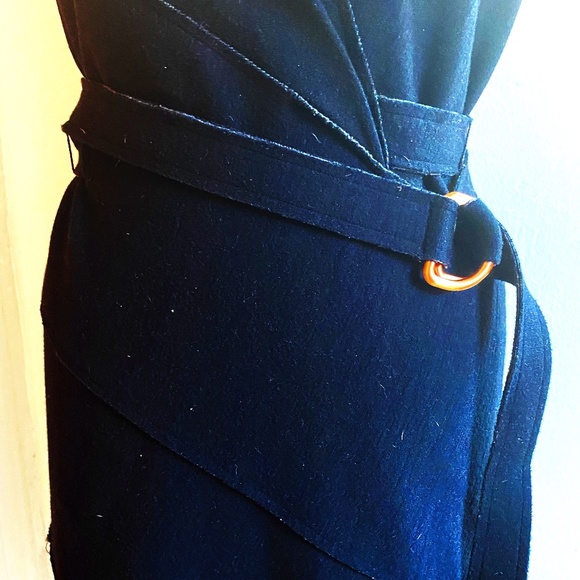 Proenza Schouler black wrap dress size 8 - Picture 2 of 6